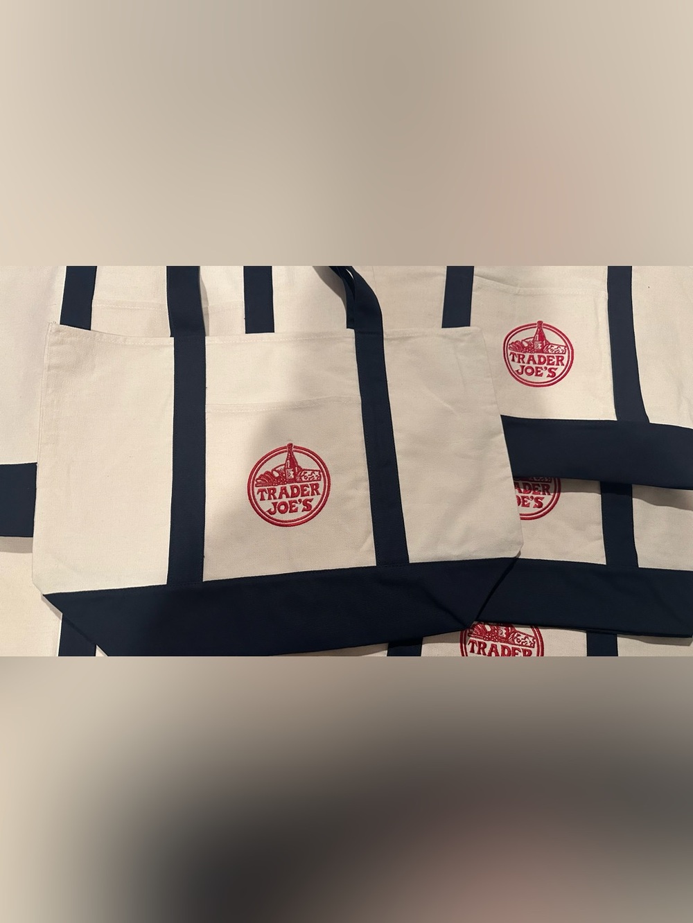 Trader joe’s large tote bag - Picture 2 of 3